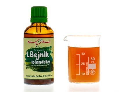LIŠEJNÍK ISLANDSKÝ - BYLINNÉ KAPKY (TINKTURA) 50 ML
