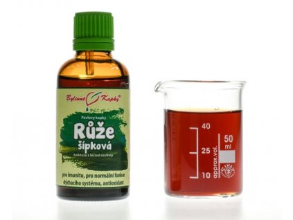 RŮŽE ŠÍPKOVÁ PLOD - BYLINNÉ KAPKY (TINKTURA) 50 ML