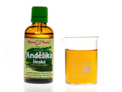ANDĚLIKA ČÍNSKÁ - BYLINNÉ KAPKY (TINKTURA) 50 ML