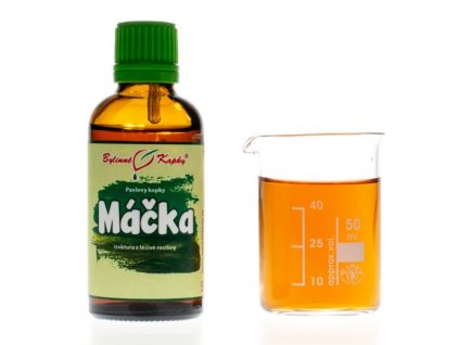 MÁČKA - BYLINNÉ KAPKY (TINKTURA) 50 ML