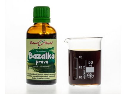 BAZALKA PRAVÁ - BYLINNÉ KAPKY (TINKTURA) 50 ML