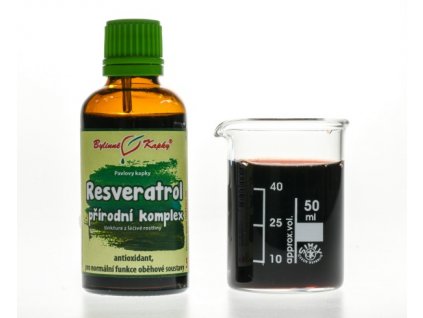 RESVERATROL - BYLINNÉ KAPKY (TINKTURA) 50 ML