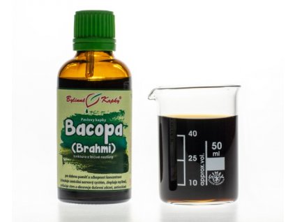 BAKOPA (BACOPA - BRÁHMÍ) - BYLINNÉ KAPKY (TINKTURA) 50 ML