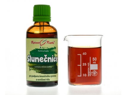 SLUNEČNICE - BYLINNÉ KAPKY (TINKTURA) 50 ML