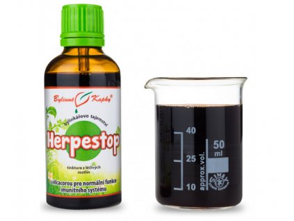 HERPESTOP - BYLINNÉ KAPKY (TINKTURA) 50 ML