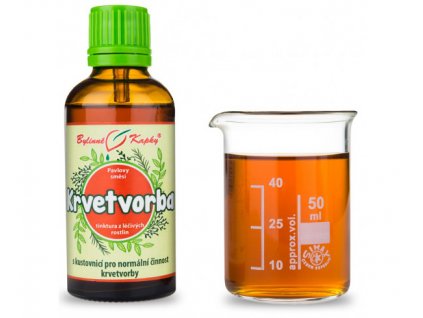 KRVETVORBA - BYLINNÉ KAPKY (TINKTURA) 50 ML