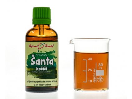 ŠANTA KOČIČÍ - BYLINNÉ KAPKY (TINKTURA) 50 ML