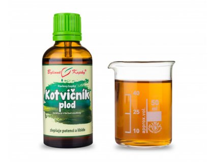 KOTVIČNÍK PLOD - BYLINNÉ KAPKY (TINKTURA) 50 ML