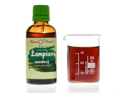ŽAMPION MANDLOVÝ (BRAZILSKÝ) - BYLINNÉ KAPKY (TINKTURA) 50 ML