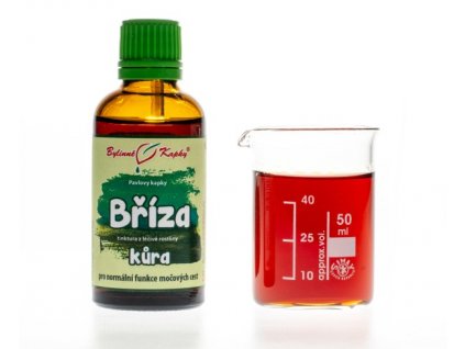BŘÍZA KŮRA - BYLINNÉ KAPKY (TINKTURA) 50 ML