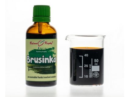 BRUSINKA PLOD - BYLINNÉ KAPKY (TINKTURA) 50 ML