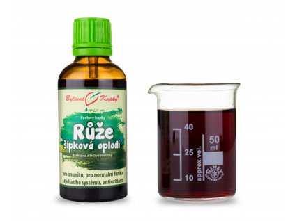 RŮŽE ŠÍPKOVÁ OPLODÍ - BYLINNÉ KAPKY (TINKTURA) 50 ML