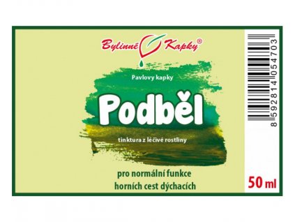 PODBĚL KVĚT - BYLINNÉ KAPKY (TINKTURA) 50 ML