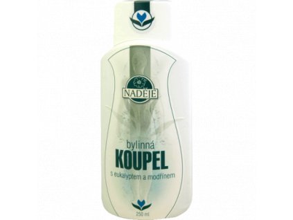 BYLINNÁ KOUPEL S EUKALYPTEM A MODŘÍNEM /DÝCHACÍ CESTY/ 250 ML