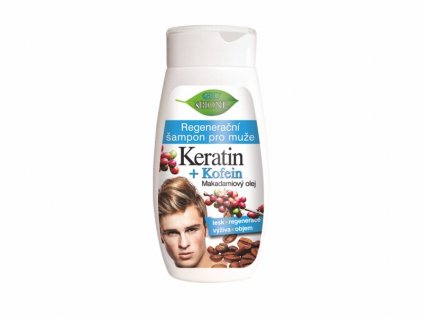 regeneracni sampon pro muze keratin kofein 260 ml 952