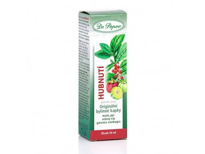 HUBNUTÍ, ORIGINÁLNÍ BYLINNÉ KAPKY, 50 ML