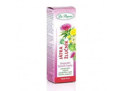 JÁTRA - ŽLUČNÍK, ORIGINÁLNÍ BYLINNÉ KAPKY, 50 ML