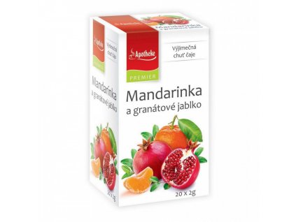 PREMIER MANDARINKA A GRANÁT.JABLKO ČAJ 20x2 G