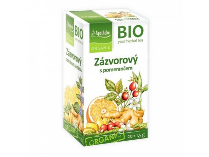 ZÁZVOROVÝ ČAJ S POMERANČEM 20x1,5 G