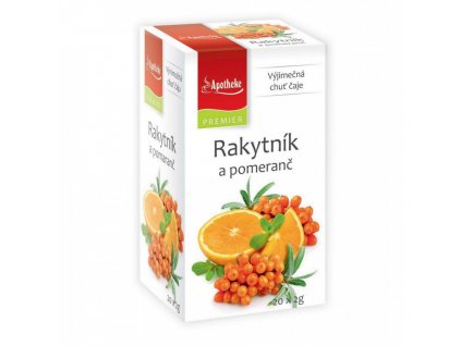 PREMIER RAKYTNÍK A POMERANČ ČAJ 20x2 G