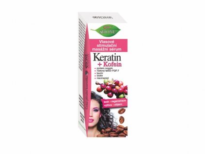 vlasove stimulacni masazni serum keratin kofein 215 ml 956