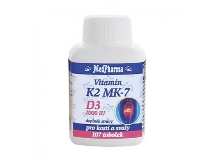 Vitamin K2 MK 7 + D3 1000 IU, 107 tobolek