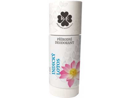PŘÍRODNÍ DEODORANT BIO BAMBUCKÉ MÁSLO S VŮNÍ INDICKÉHO LOTOSU 25 ML