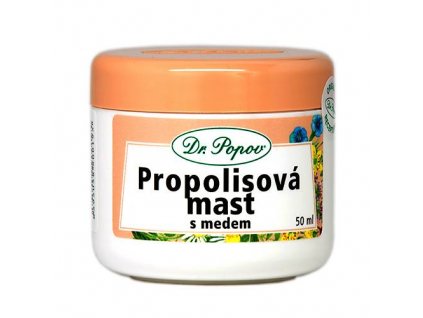 Dr. Popov s.r.o. Propolisová mast s medem, 50 ml