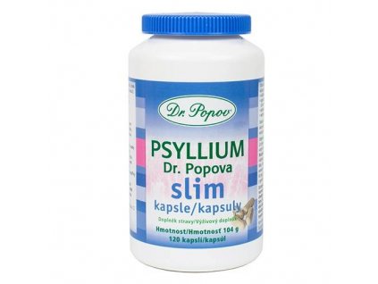 PSYLLIUM DR. POPOVA SLIM KAPSLE,120 KS