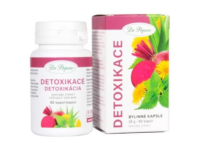 vyr 1591 Dr Popov Detoxikace bylina extrakt 60 kapsli