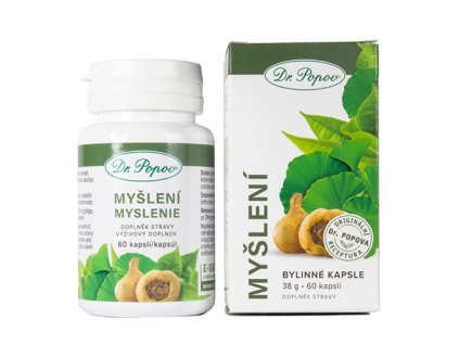 bylinne kapsle mysleni 60 kapsli dr popov