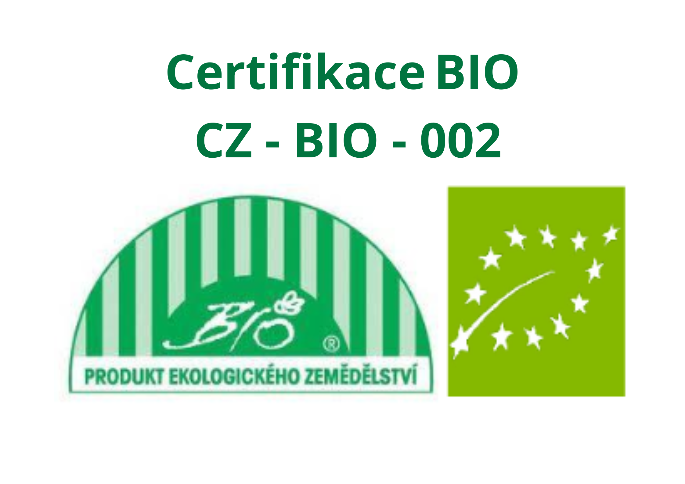 Certifikace Bio Zeliiičko CZ-BIO-002
