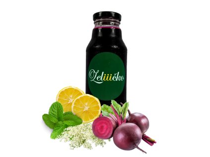 Řepný kvas 300ml/ bezinka a máta