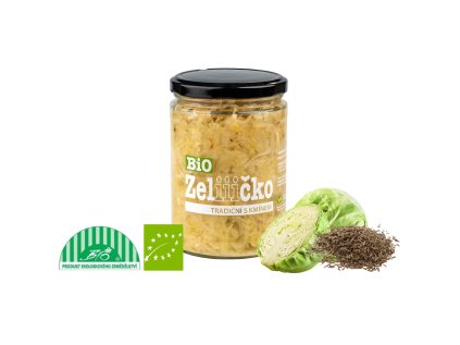 BIO Kysané zelí 500g/ Tradiční s kmínem
