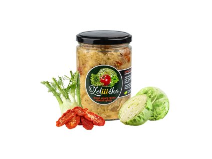 Kysané zelí 500g | Fenykl, sušené rajče a italské bylinky