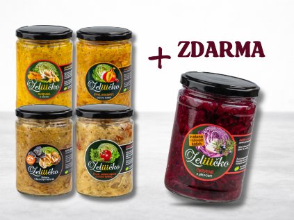 4 ZELIIIČKA A JEDNO ZDARMA