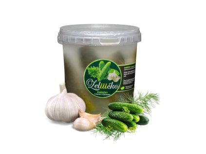 Kvašené okurky 500g | kopr, česnek, kvašaček