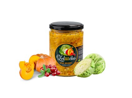 Kysané zelí 500g | Dýně, brusinka, indické koření