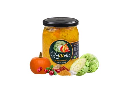Kysané zelí 500g | Dýně, brusinka, indické koření
