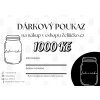 Dárkový poukaz 1000Kč email