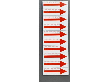 červená magnetický šípka