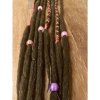 26296 5 dredy set pink and black