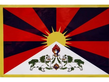 nalepka vlajka tibetu