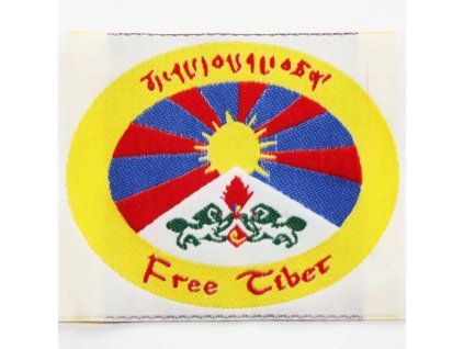vlajka tibet oval
