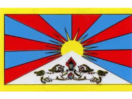 nalepka s vlajkou tibetu