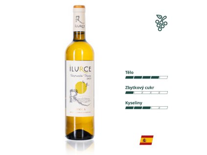 Ilurce Tempranillo Blanco 2023 grafika