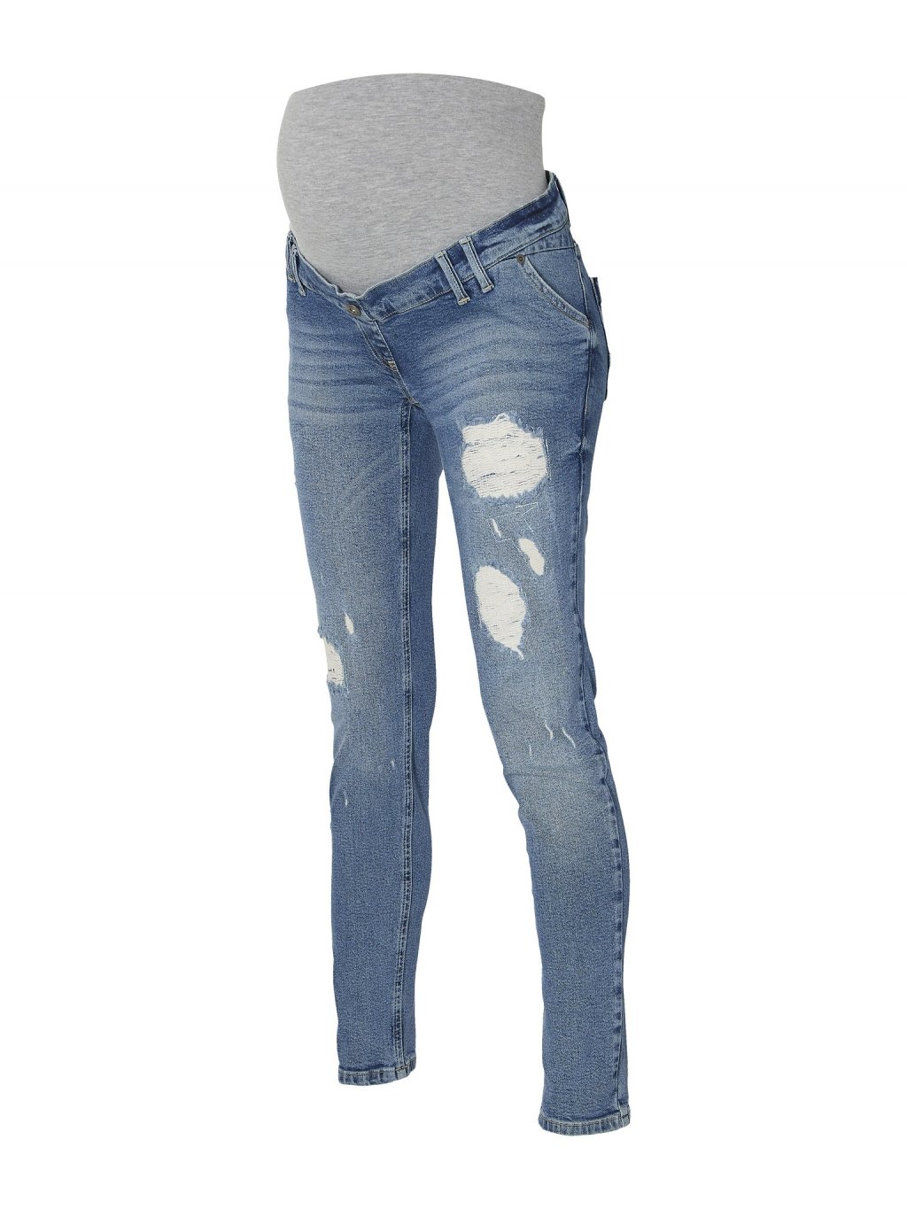 Těhotenské džíny světle modré (Velikost 33)