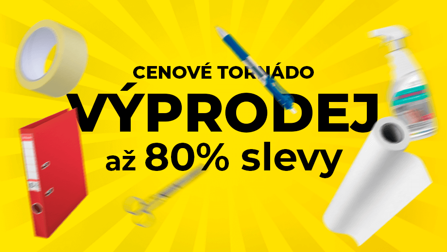 Výprodej skladu až 80% slevy