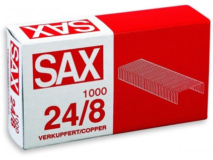 Drátky do sešívačky SAX 24/8, 8 mm délka, 1000 ks v balení