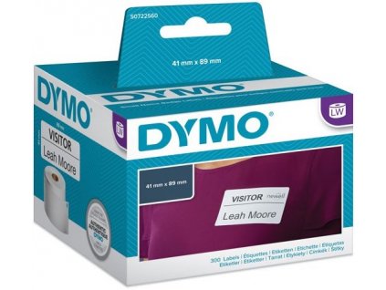 6938 2 6938 dymo papirove stitky 89mm x 41mm bile na jmenovky 300 ks 11356 s0722560